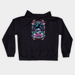 Anarchy Skull Poster Kids Hoodie